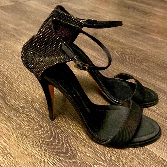 Giuseppe Zanotti black ankle strap heels - Picture 3 of 8